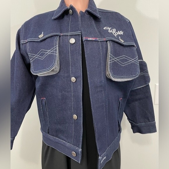 NEW Willie Esco Denim Streetwear Jean Jacket Size SMALL - Picture 1 of 16